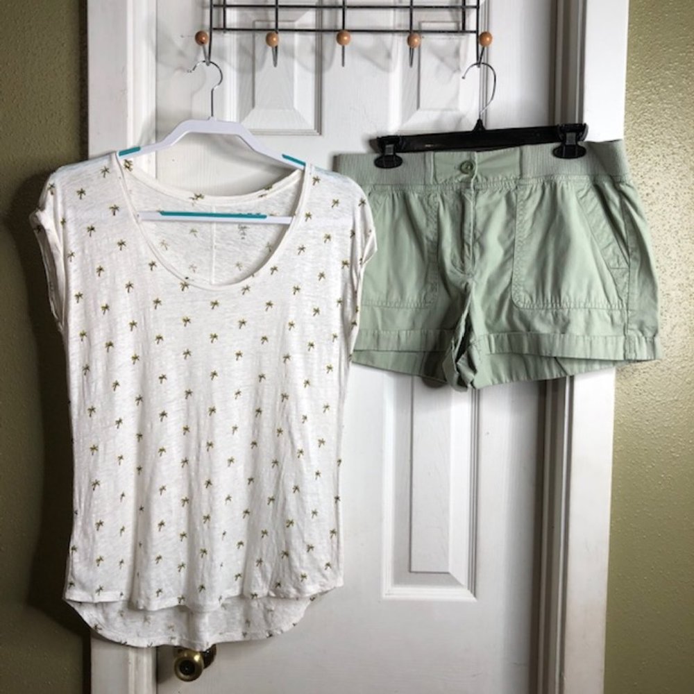 Loft Cap Sleeve Top & Loft Shorts - 2 pc bundle